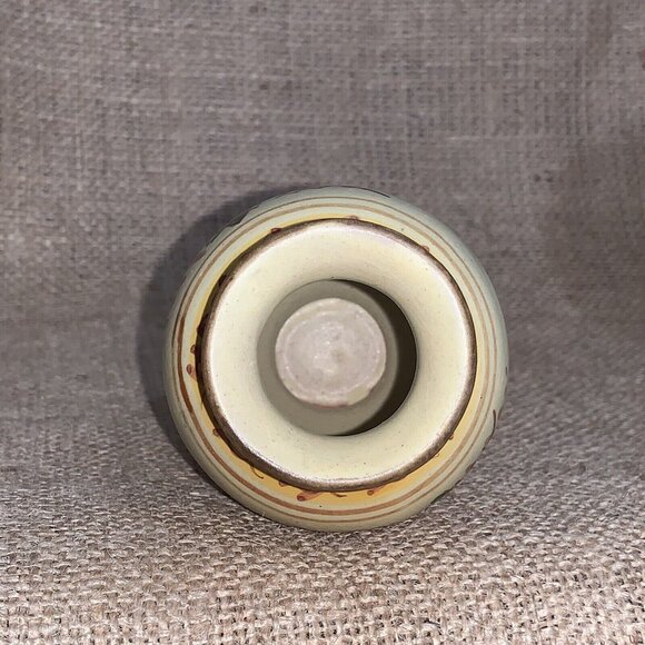Art Pottery Bud Vase and Trinket Dish 4” Bud Algarve Pottery Portugal - Picture 4 of 10